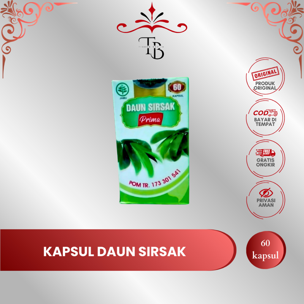 KAPSUL DAUN SIRSAK PRIMA SUPER PRIMA – ISI 60 KAPSUL  Herbal Alami | CV Super Prima | Original