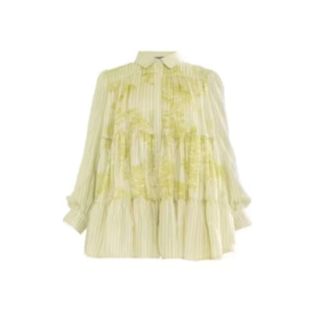 New BJ forest toile ruffled size S