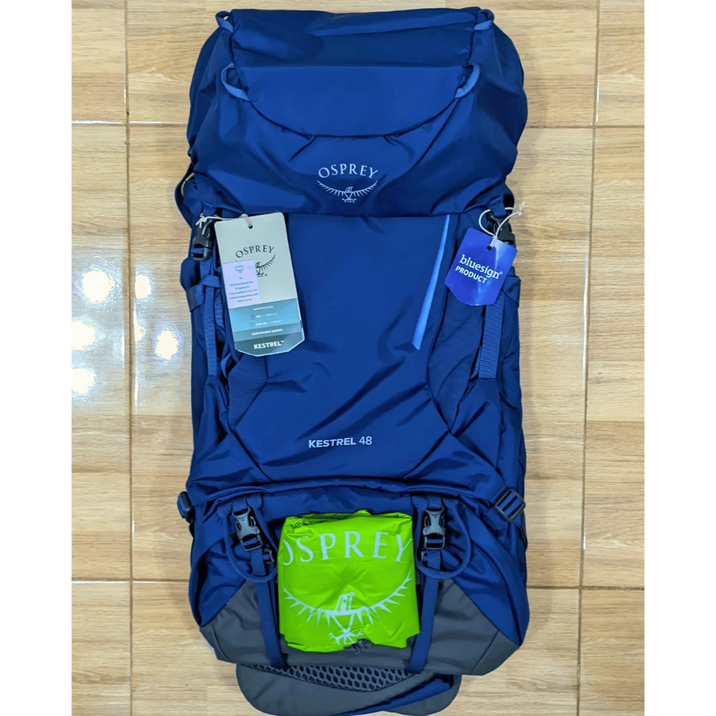 CARRIER OSPREY KESTREL 48L BLUE GARANSI RESMI LIKE NEW