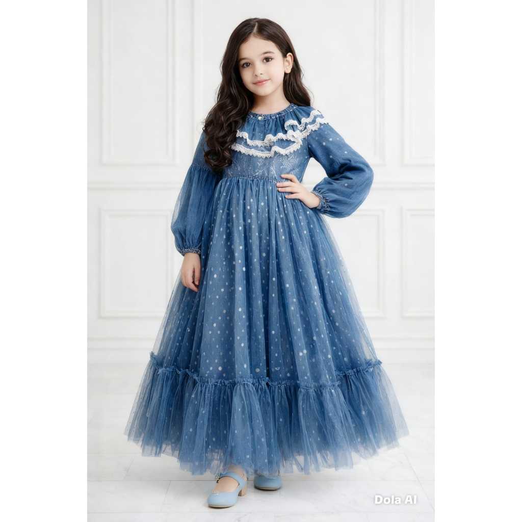 BROKAT ZAHRA GAMIS ANAK GAMIS ANAK MUSLIM TERBARU/GAMIS ANAK MURAH CANTIK TERLARIS