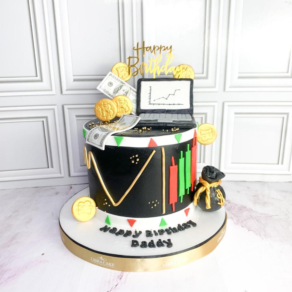 Kue Ulang Tahun/Birthday Cake/Kue Ultah tema Money/Money Cake