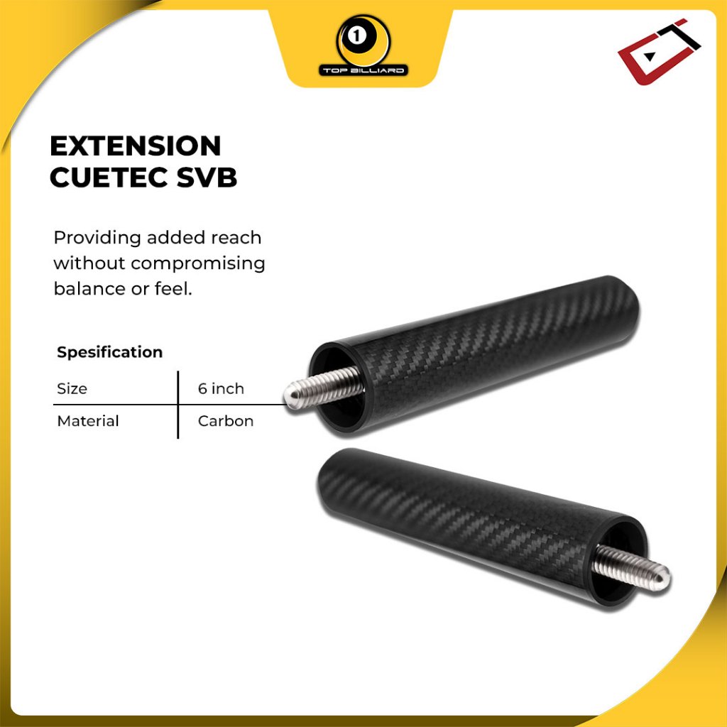 Extension Cuetec SVB Cue Billiard Stik Accessories Pool