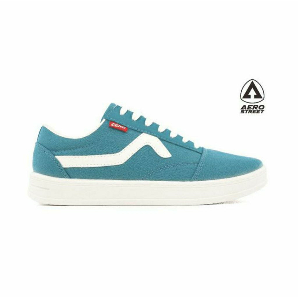 Aerostreet Massive Low 2.0 Biru Tua Pastel - Sepatu Sneakers Casual