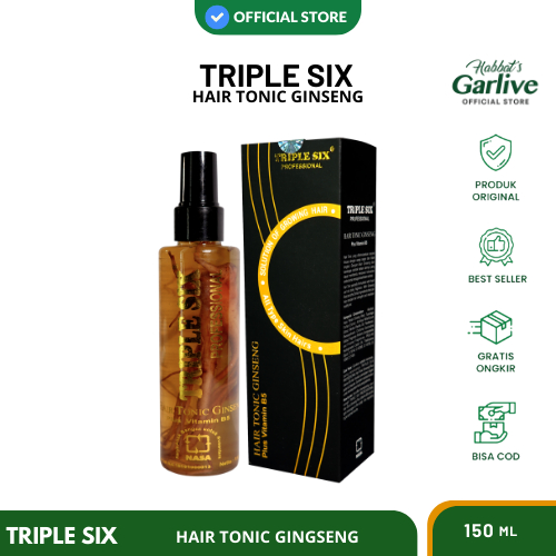 TRIPLE SIX Professional Hair Tonic Ginseng Perawatan Rambut Rontok