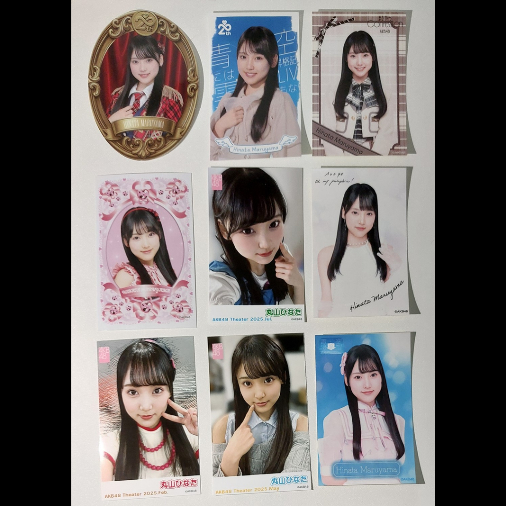 Photocard & goods Maruyama Hinata AKB48