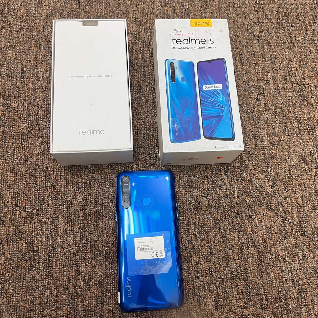[Exclusive Markas Tuan Penggoda berbagi X GGG CELLULER] second realme 5 3/64gb fullset
