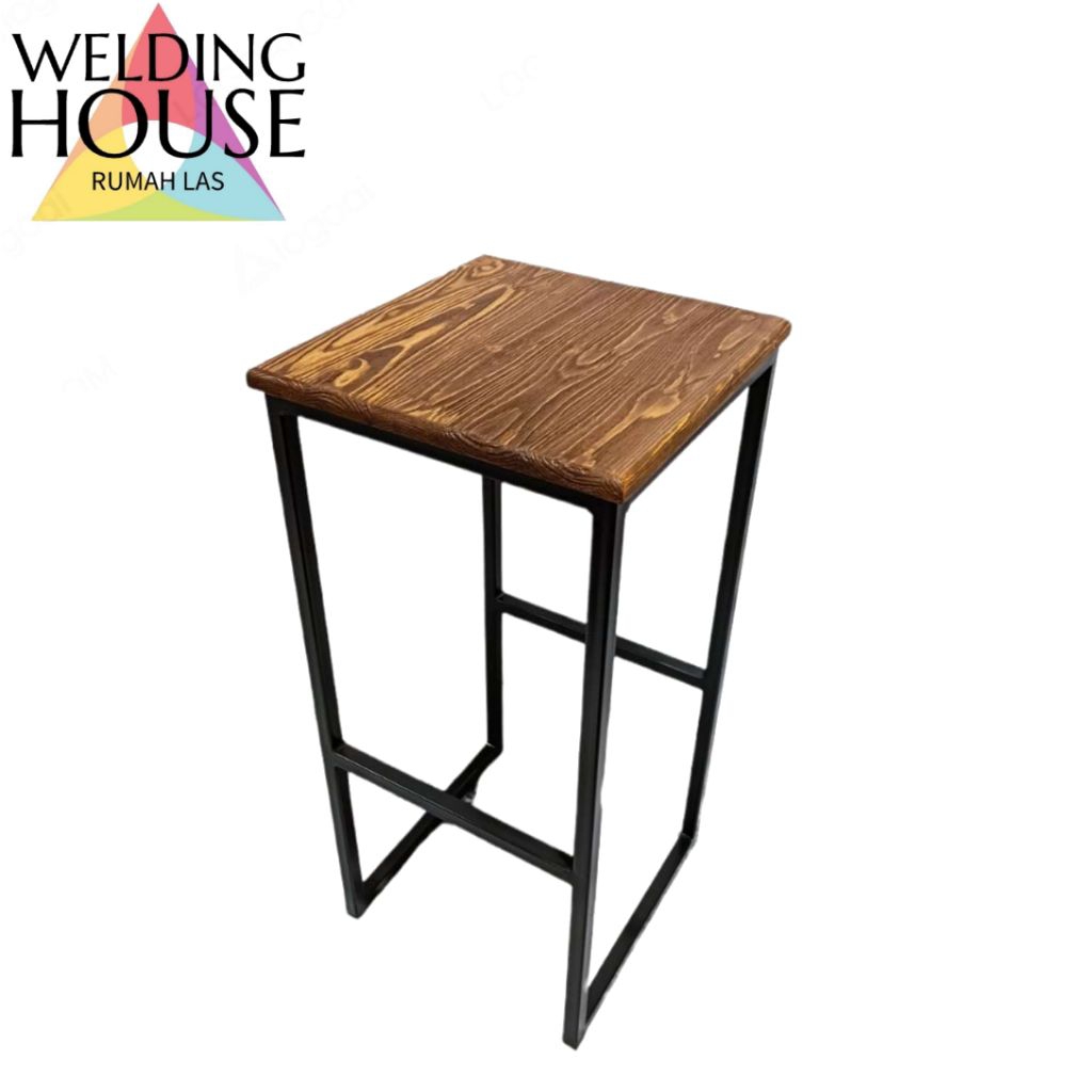 promo yuk Bangku / Kursi Kafe Bahan Besi holo ( 20x20 )