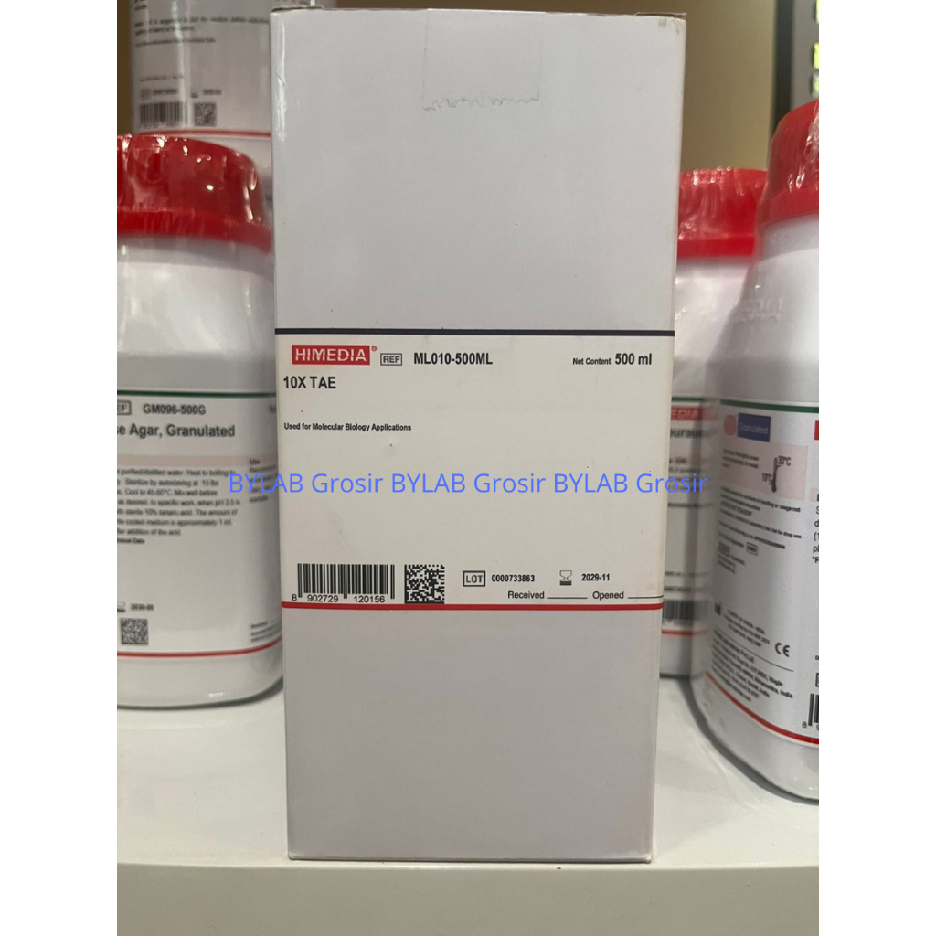 Tris Acetate EDTA / TAE Buffer 10x, Himedia ML010-500ML