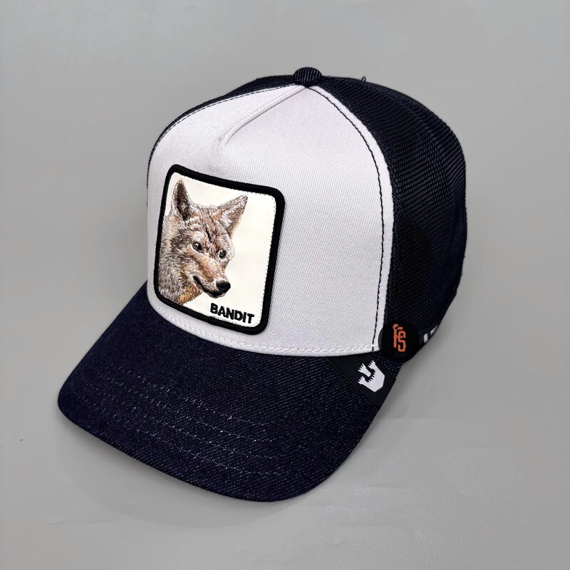 TOPI ORIGINAL GOORIN BROS TRUCKER THE BANDIT COYOTE WHITE DENIM BLUE