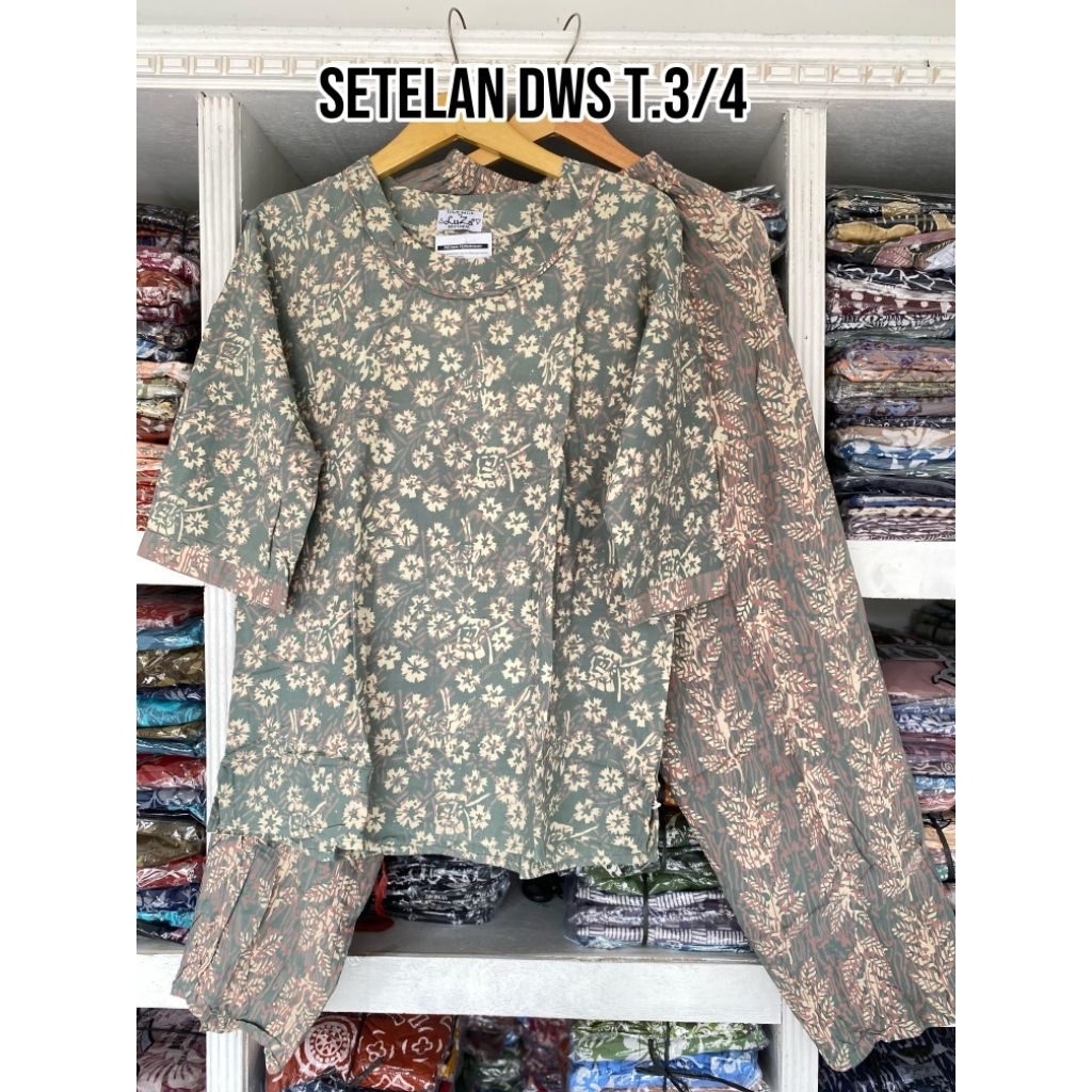 Setelan Batik LuZa Ukuran Dewasa