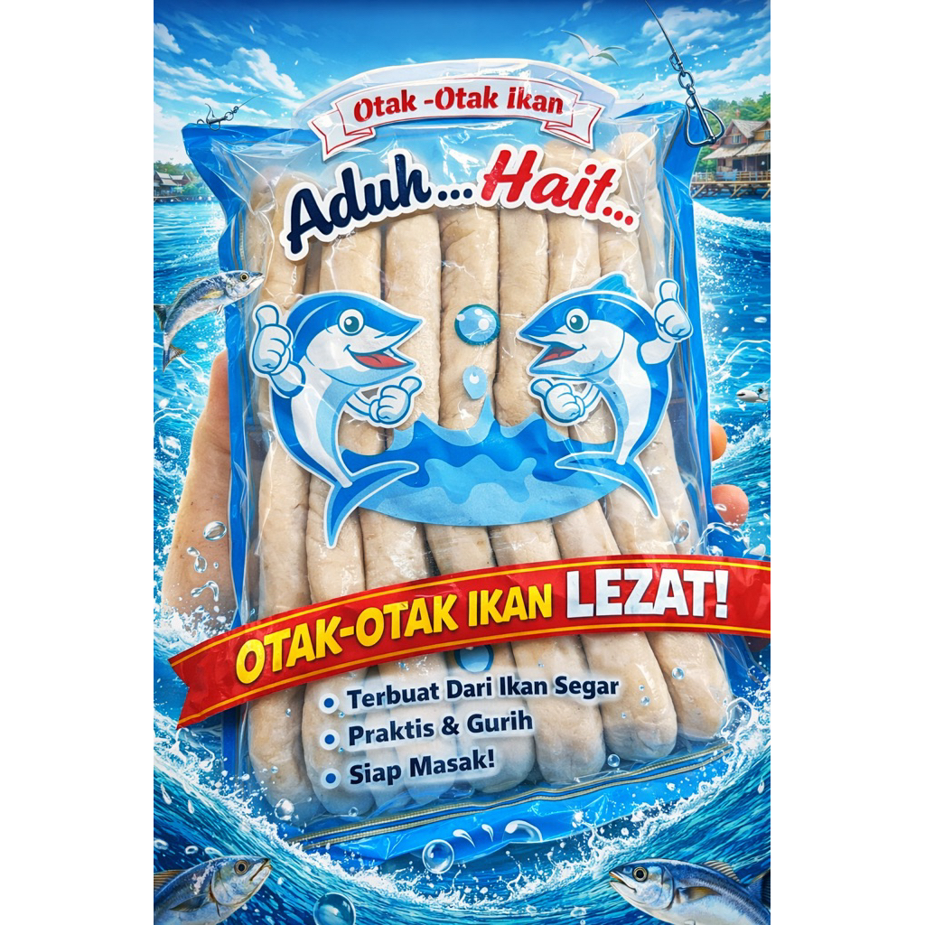 Otak Otak Aduhai Ikan Isi 45-50 Pcs Tanpa Pengawet