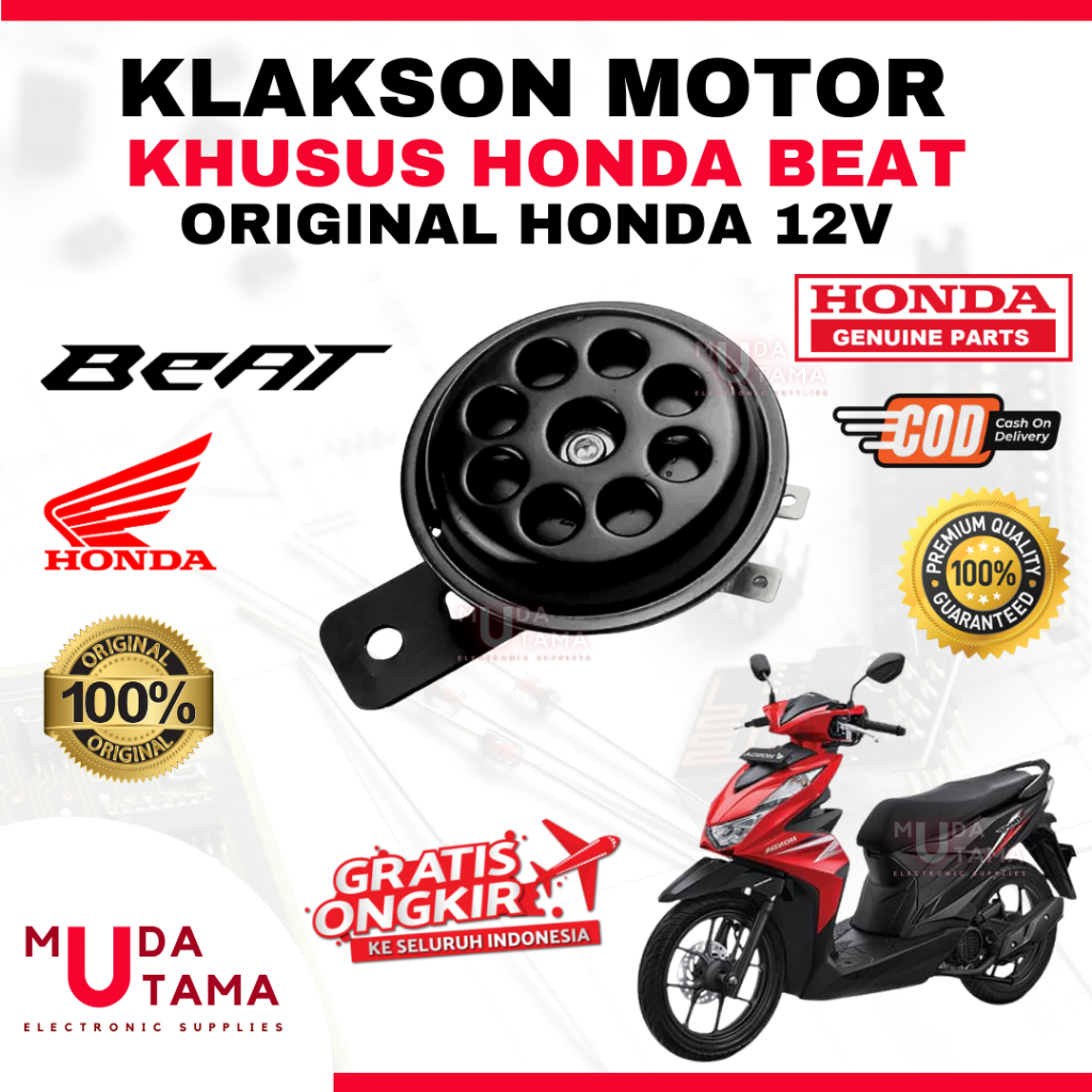 Klakson HONDA BEAT - ORIGINAL HONDA | Klakson Motor HONDA BEAT | Klakson BEAT Original | Klakson Mot