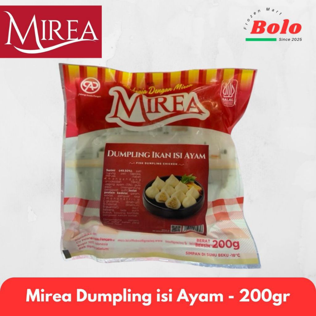 Mirea Dumpling isi Ayam - 200gr #DumplingAyam