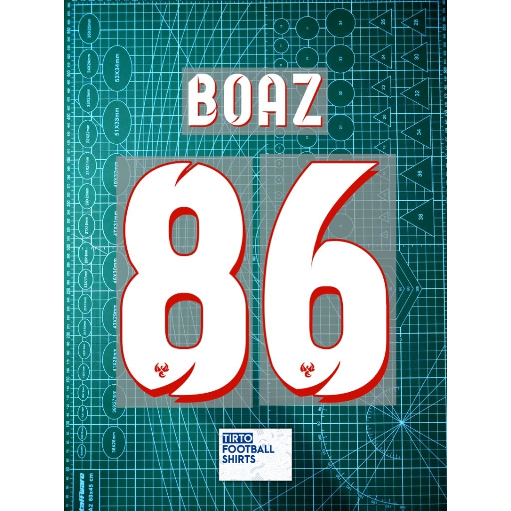 Custom Nameset Persipura Jayapura Liga 2 2025 2026 Pegadaian Championship Dtf sablon nomor punggung