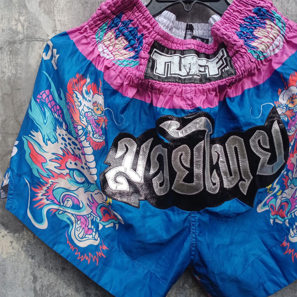 Celana Muaythai TUFF second original preloved, Celana pendek olahraga beladiri
