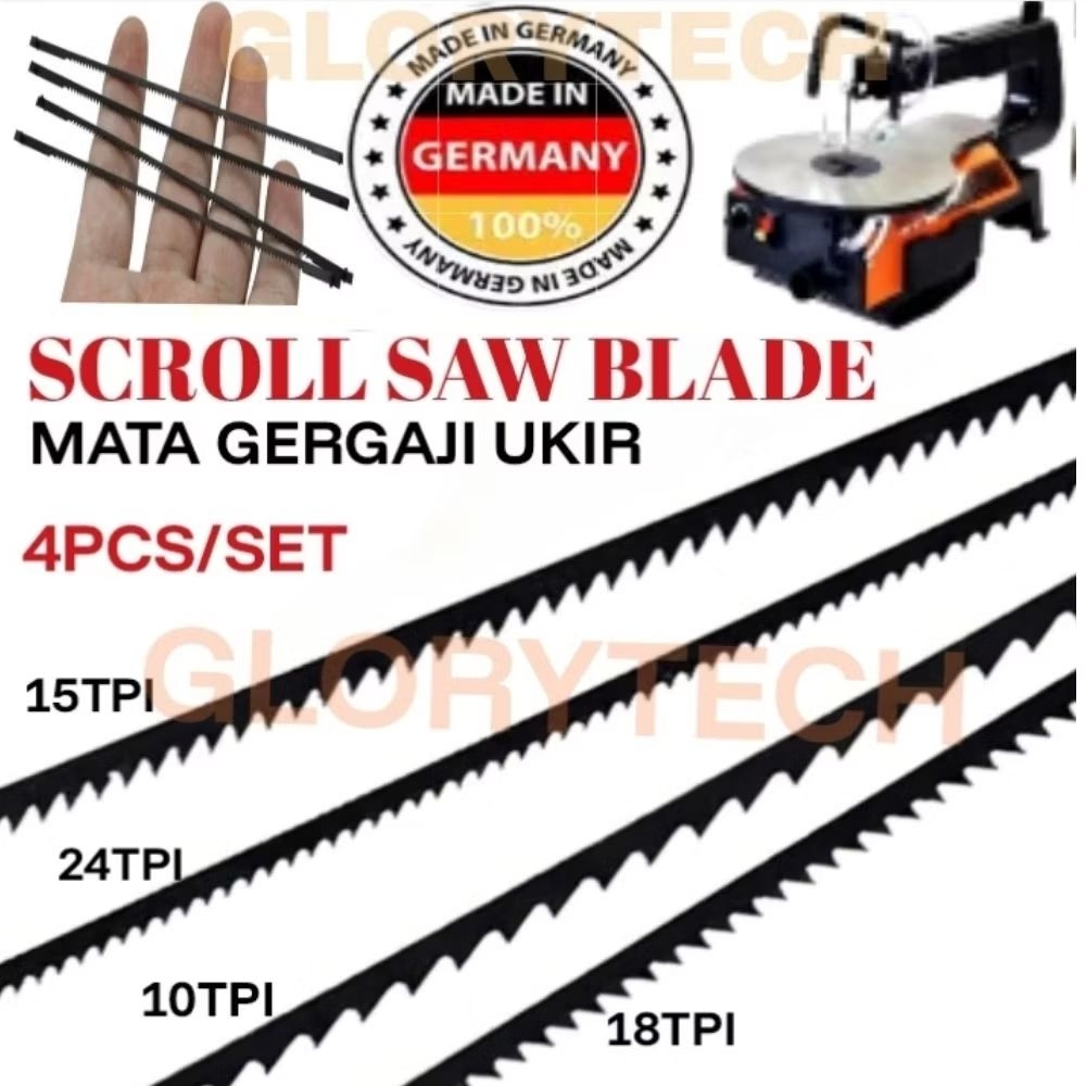 Mata Gergaji Scroll Saw Ukir / Mata Gergaji Ukir