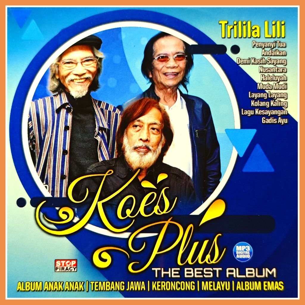 Kaset MP3 Audio 160 Lagu Pop Kenangan Koes Plus Album Nostalgia Pilihan Terlaris