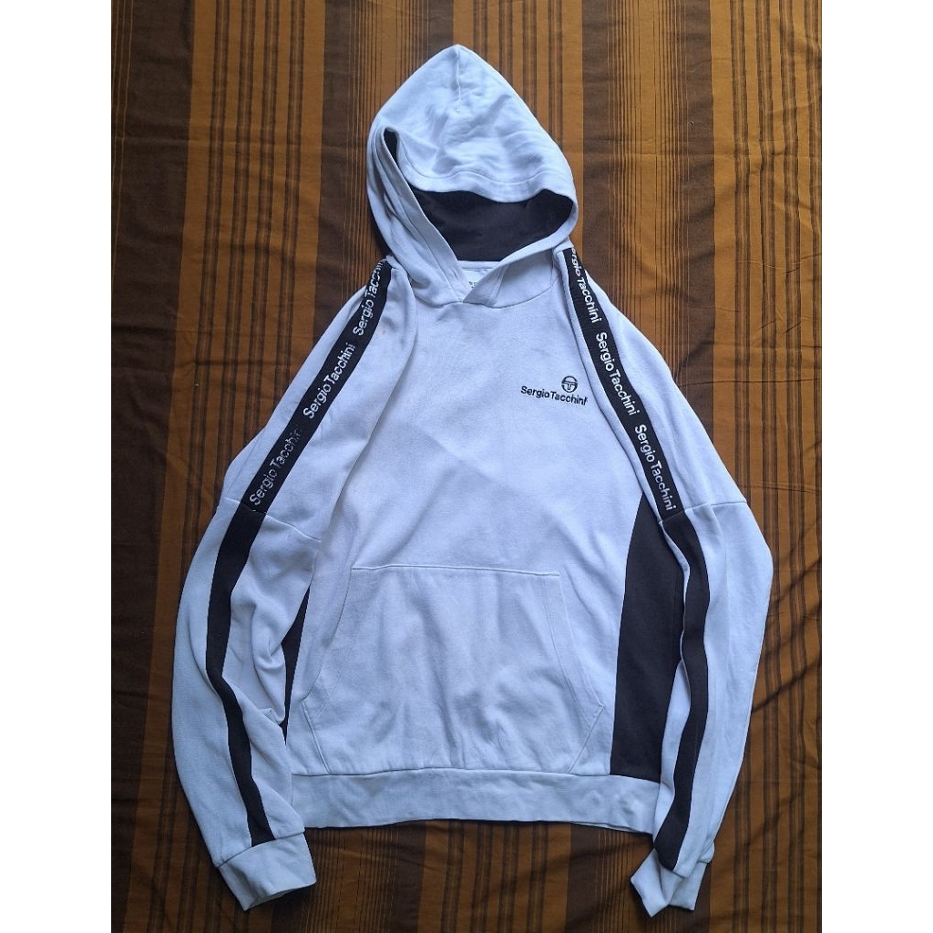 Sergio Tacchini Polo Kaporal Intersport Sweatshirt A Capuche Homme Putih Size Fit L