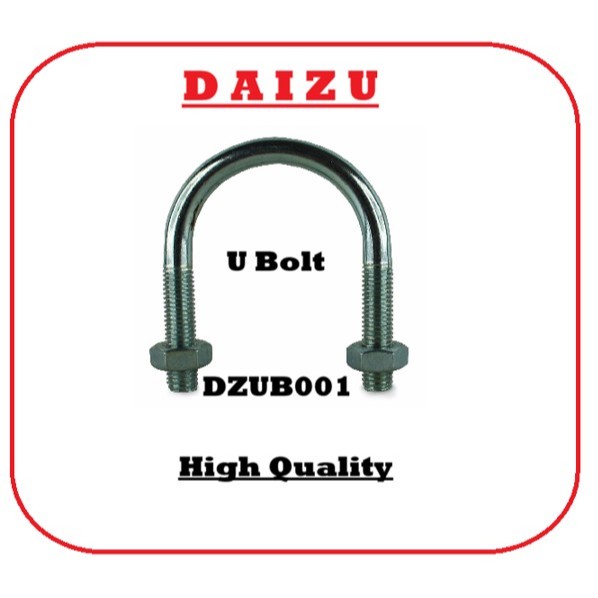 U Bolt Kawel Behel Belakang L300 DZUB001 Daizu – Baut U Per Daun Mitsubishi L300