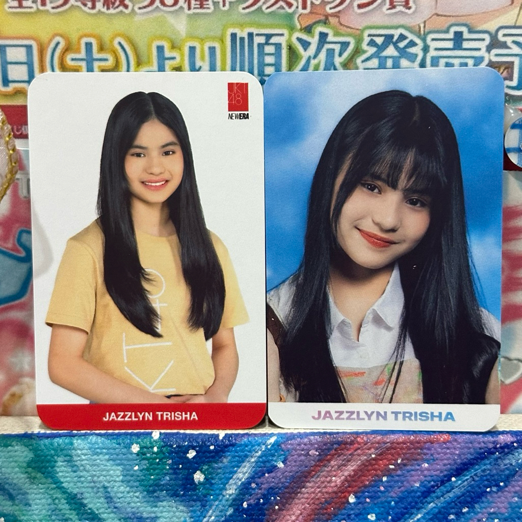 jual photocard pc official original jkt48 jazzlyn trisha shc spring has come rts road to sounsekyo m