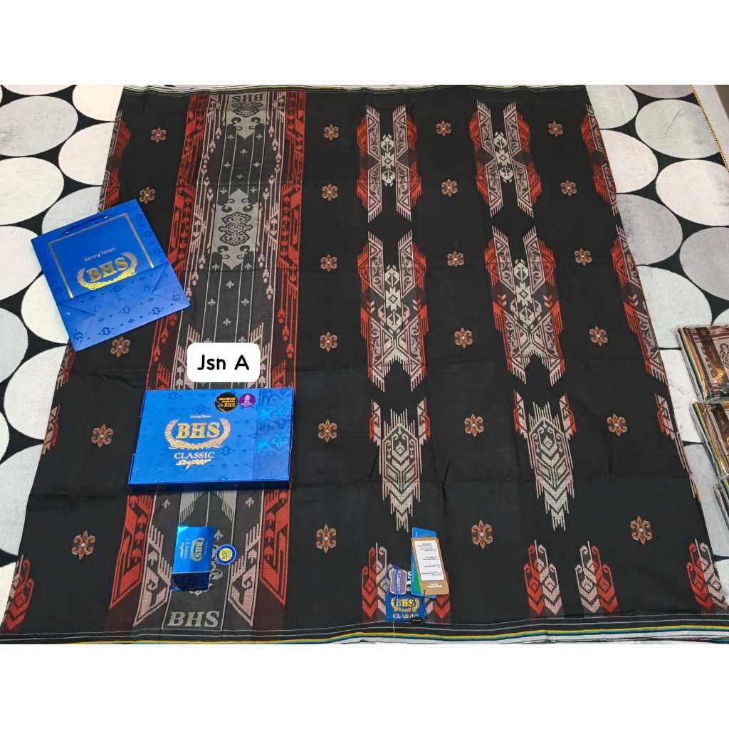 PROMO Ramadhan Sarung BHS Gold Silver Premium | BHS Clasic Super Sarung Tenun Original Premium Pria 