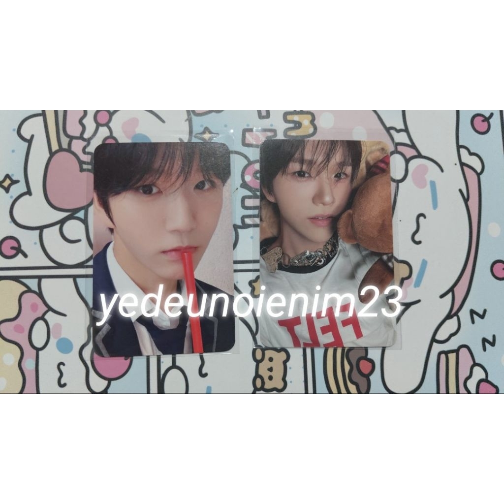 photocard pc nct wish jaehee steady boneka withmuu sedotan