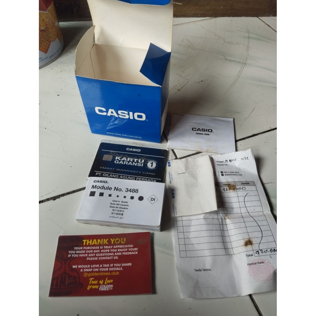 jam tangan casio original second