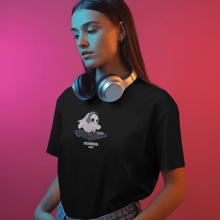 Ready Stock - Kaos Nimco Vision 008 S21 Hitam Nimco DJ - Kaos pria distro original 100%