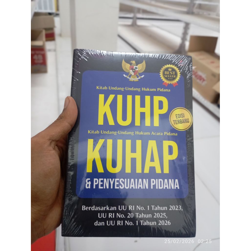 BUKU KUHP, KUHAP, DAN PIDANA TEBARU