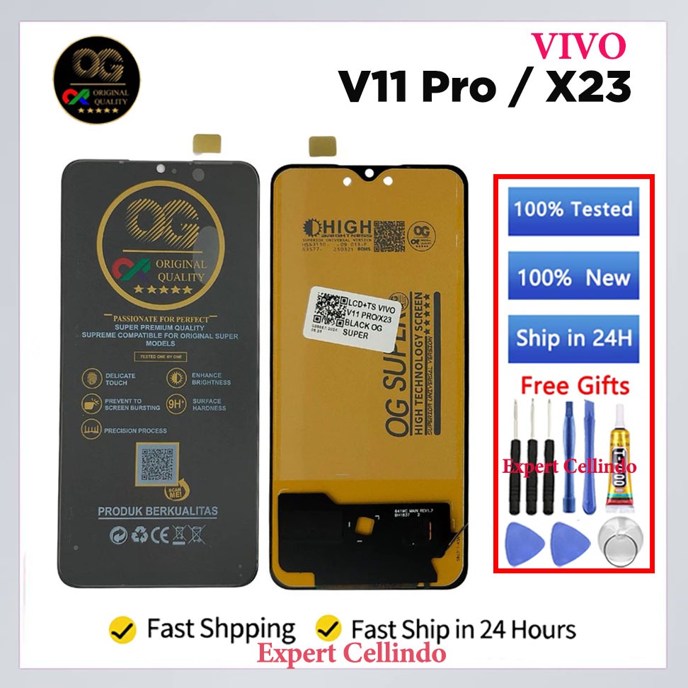 OG SUPER LCD Touchscreen Vivo V11 Pro / Vivo X23 Fullset ORI Quality Set Komplit