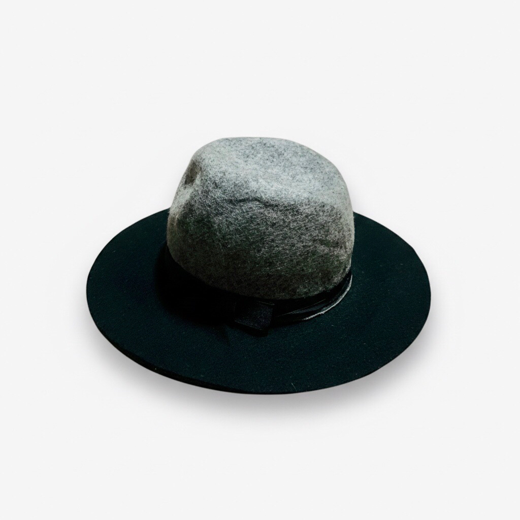 Wide Brim Fedora Boater Floppy Topi Second