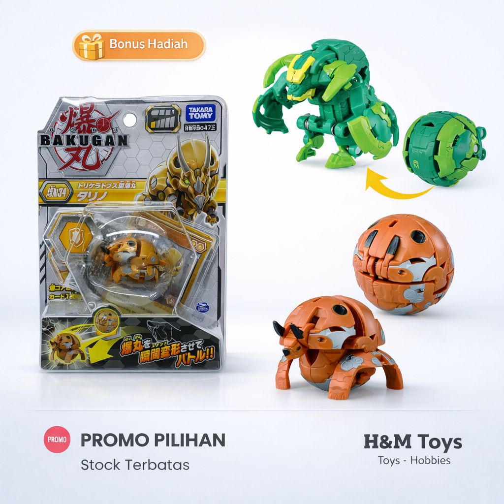 Bakugan Original Takara Tomy Murah - Mainan Bakugan Battle Planet - Koleksi Bakugan Bisa Pilih