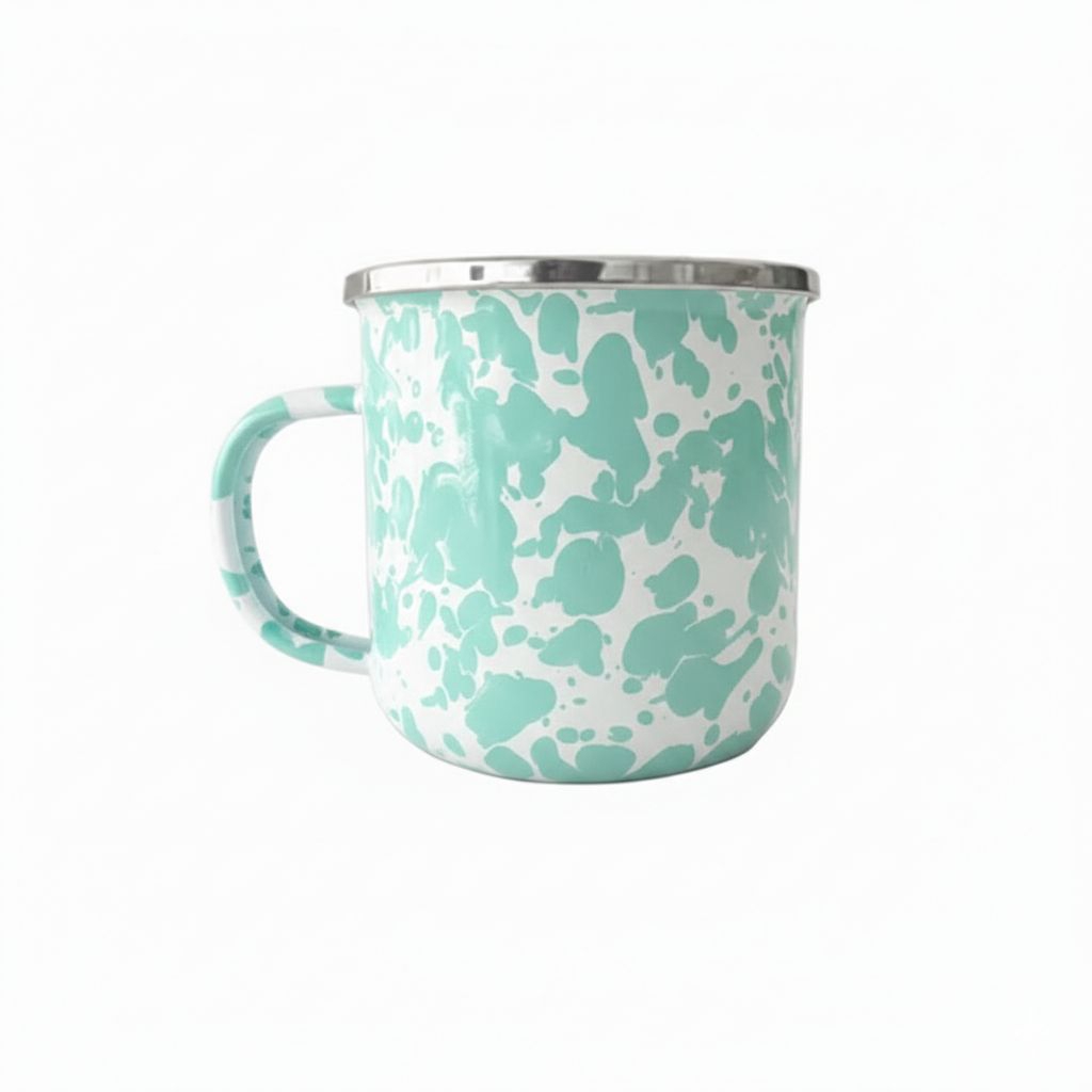 Marble Mug 9cm - Mug/Cangkir Blirik Enamel Tebal 9 cm