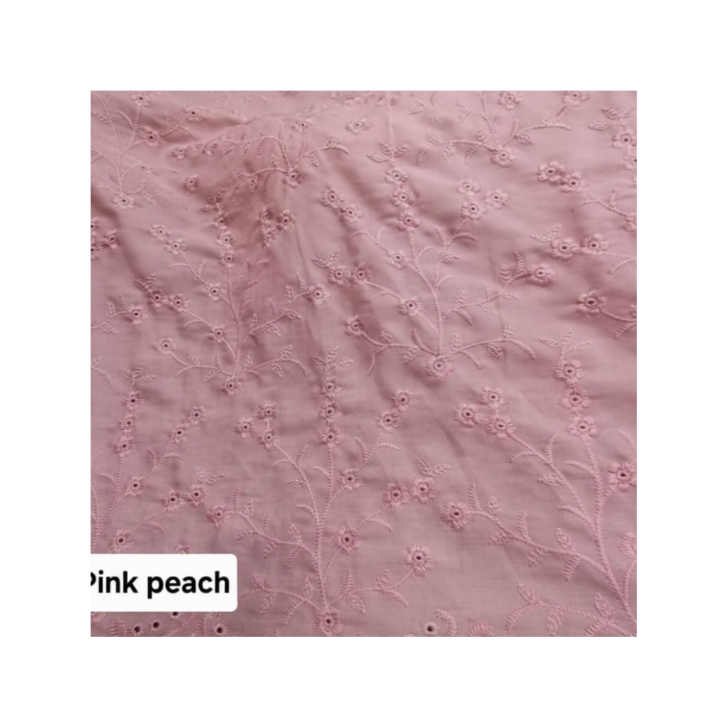 Kain katun bordir motif akar/ kain katun bordir motif akar premium import/ kain katun bordir halus