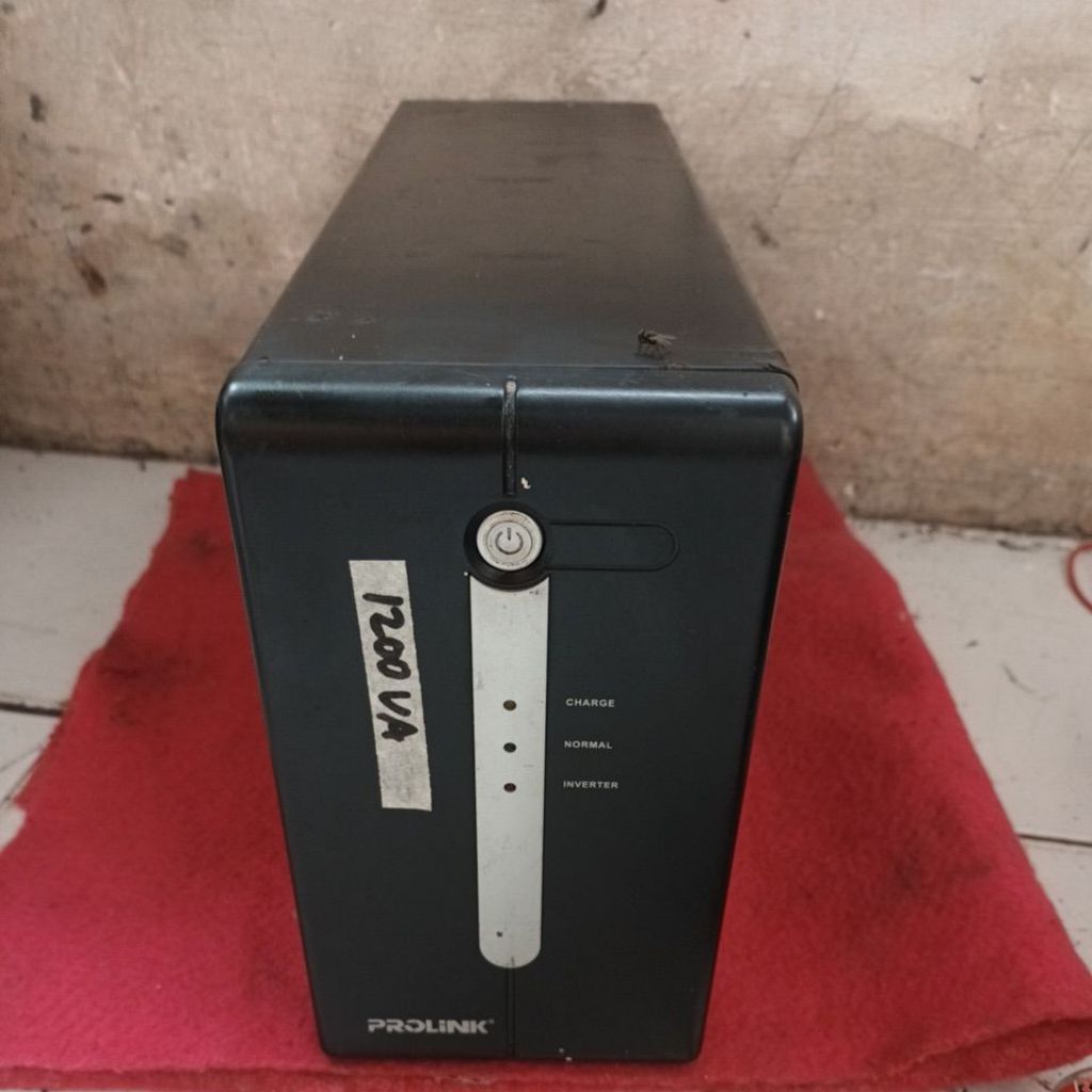 ups prolink pro 1200s 1200va tanpa aki baterai normal tested
