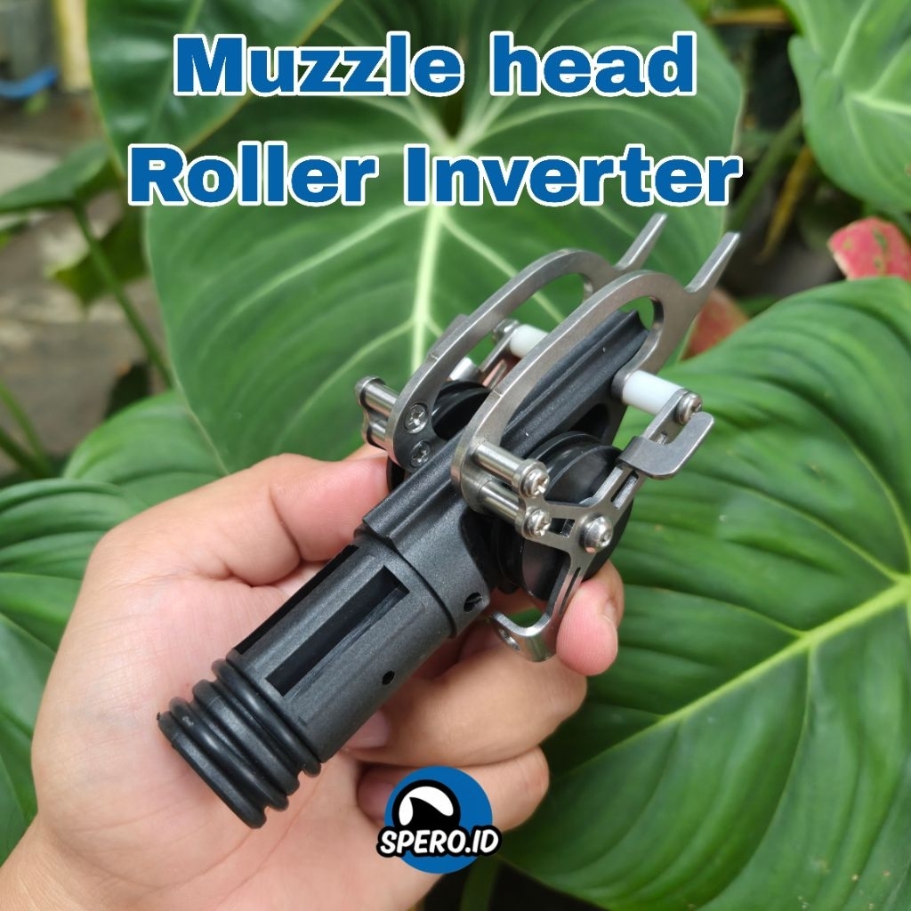 Muzzle Head Inverter Roller Spearfishing - Kepala Panah Ikan Inverter Roller Muzzle