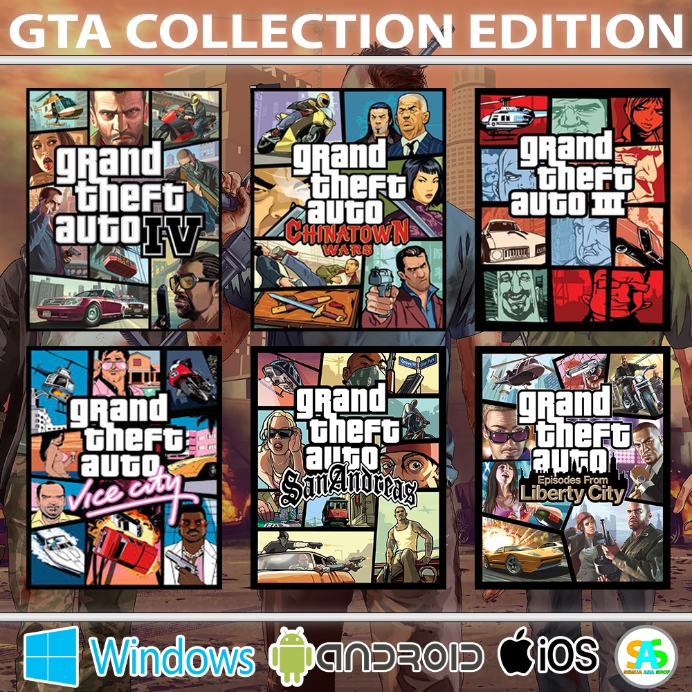 GTA COMPLETE EDITION COLLECTION ANDROID | IOS | PC