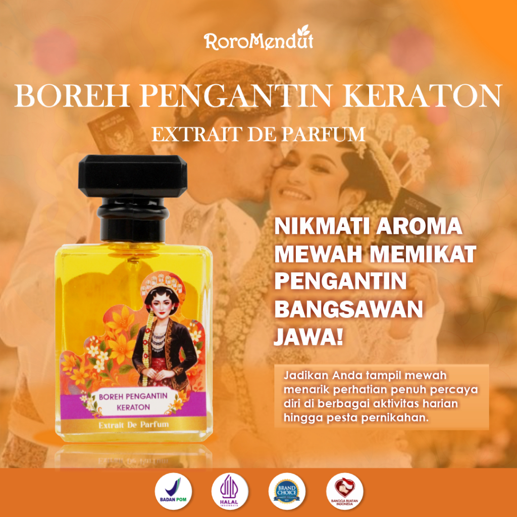 [NEW] RORO MENDUT BOREH PENGANTIN KERATON Extrait De Parfum EDP | Perfume BPOM Pernikahan Melati Wed