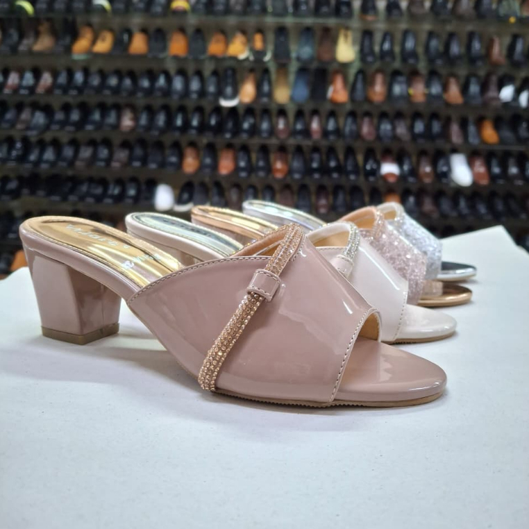 Selop Pesta Wanita Hak Tahu 5cm Merek Volare - HB5114