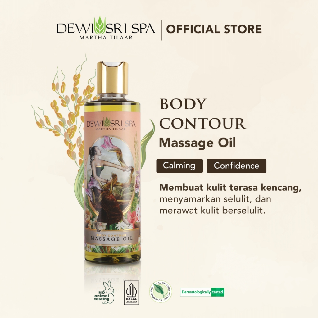 Dewi Sri Spa Body Contour Massage Oil