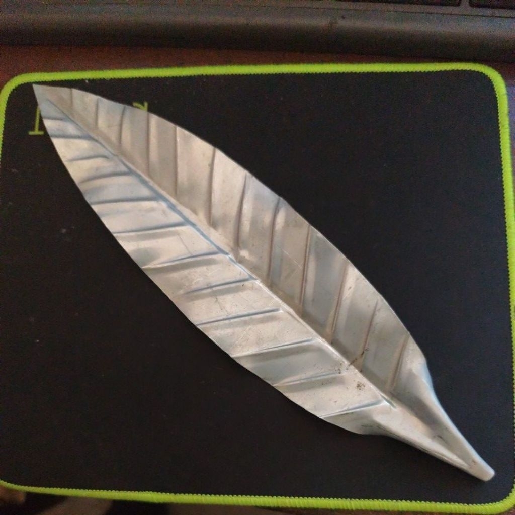 daun mangga 27cm besi plat ornamen hiasan pintu pagar pintu gerbang tralis