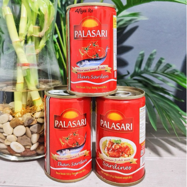 PALASARI Sarden Saus Tomat & Cabe Isi 155 Gram - Ikan Sarden Palasari