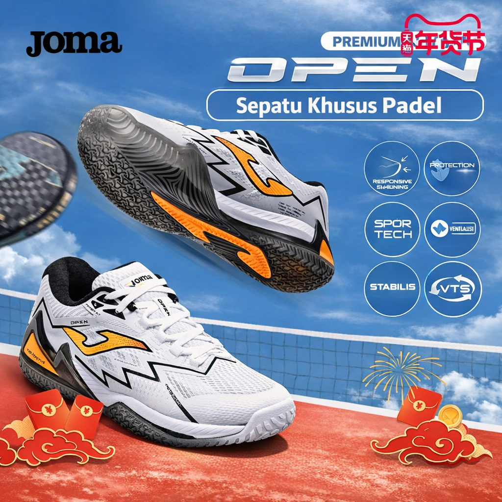 JOMA OPEN MEN PADEL SHOES - Sepatu Padel Pria