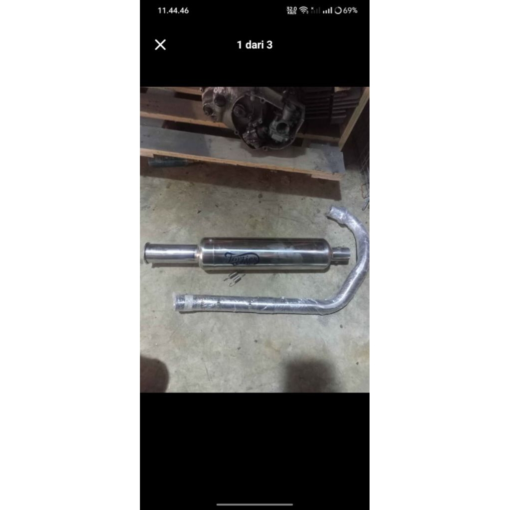 Knalpot motor custom