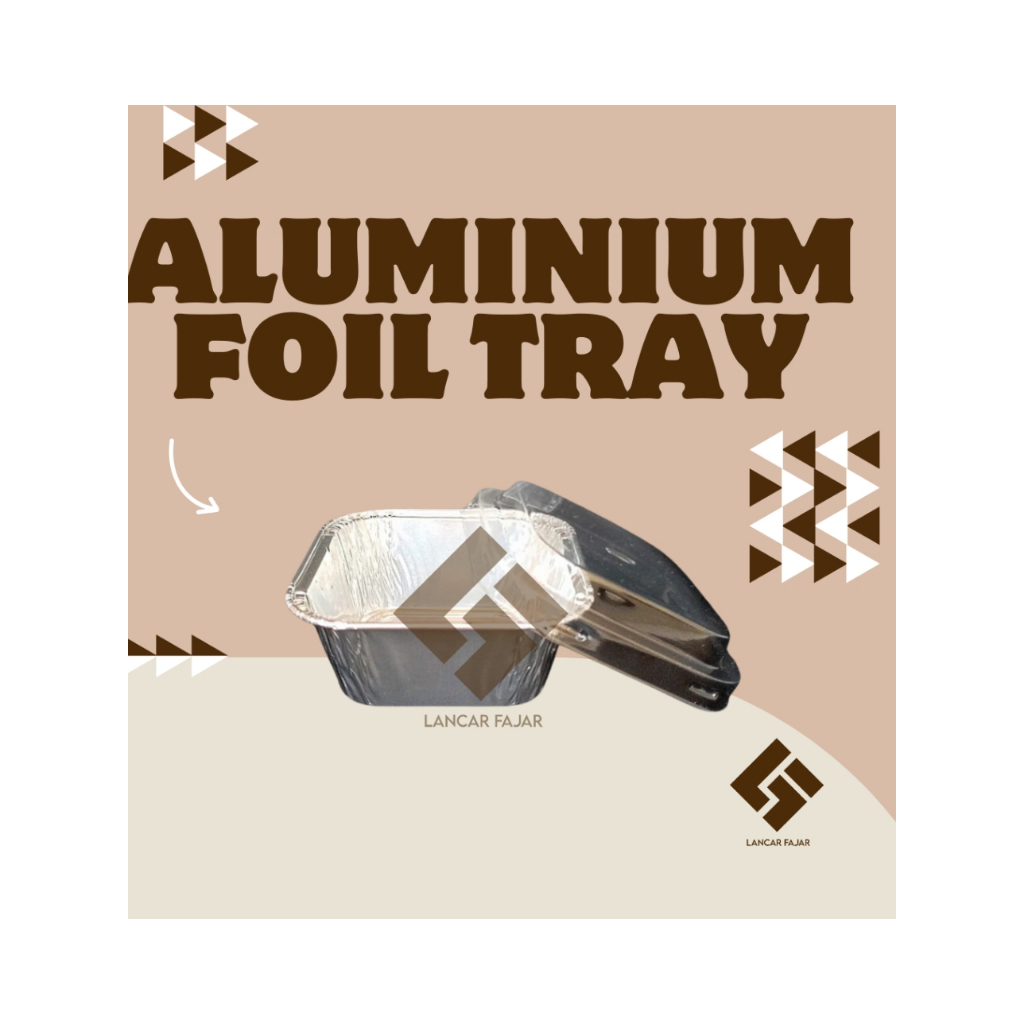 [100 pcs] aluminium foil OX 100 |cup foil ox 100 + tutup mika | cup macaroni schotel Aluminium Foil 