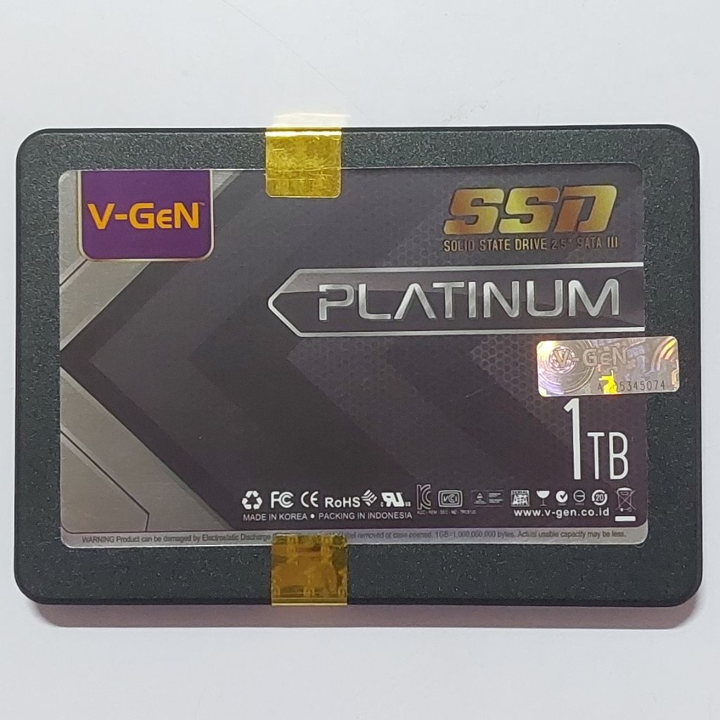 SSD SATA 2,5 inch 1 TB VGEN PLATINUM Sentinel 100% ( bekas )