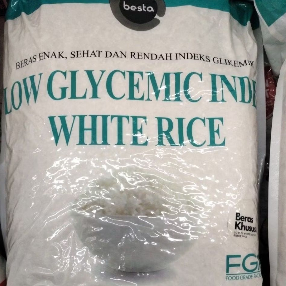 BESTA 5KG LOW GLYCEMIC INDEX WHITE RICE BERAS KHUSUS DIABETES