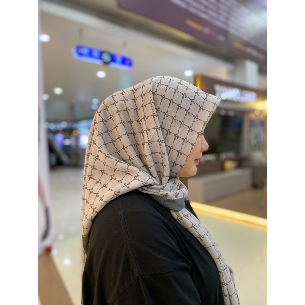 SYLMI BASIC MOOSE SCARF PATTERN SCARF (original by aghnia)