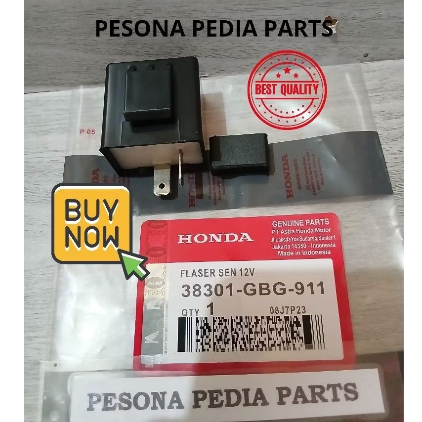 Flaser Sen Motor Honda 12V Mitsuba / Flasher Sein Lampu Motor 12V Otomatis Lampu Sein
