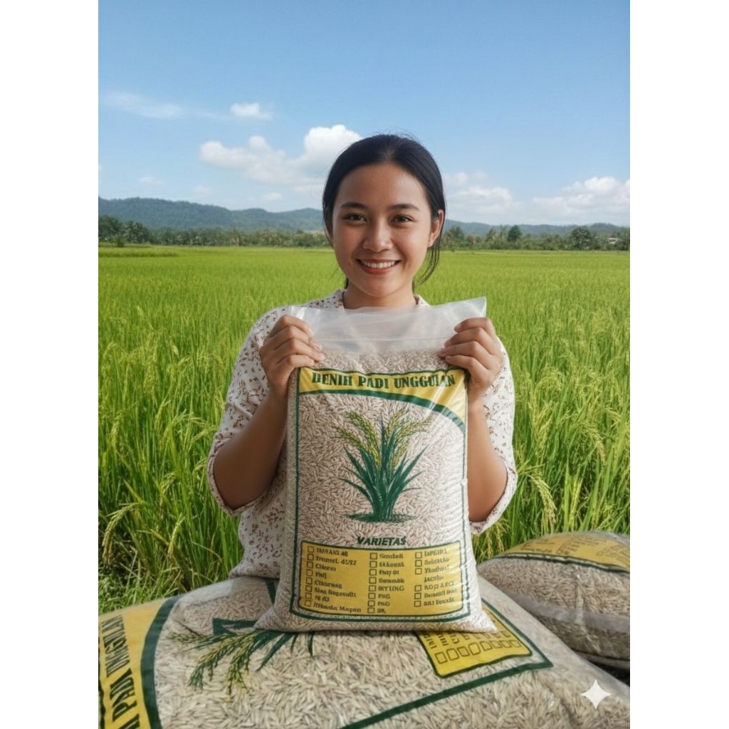 benih padi Denok Taiwan.  unggulan berkualitas super DENOK TAIWAN KEMASAN 5KG